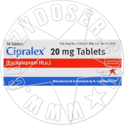 CIPRALEX 20 FILM COATED TAB X 56